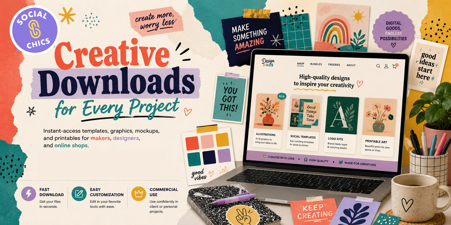 Creative Files. Instant Downloads.