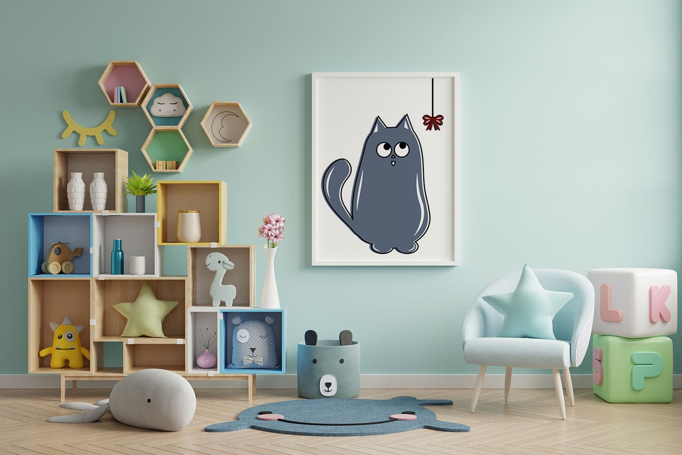 Bundle cute cats. Stickers for Printing Cricut 2