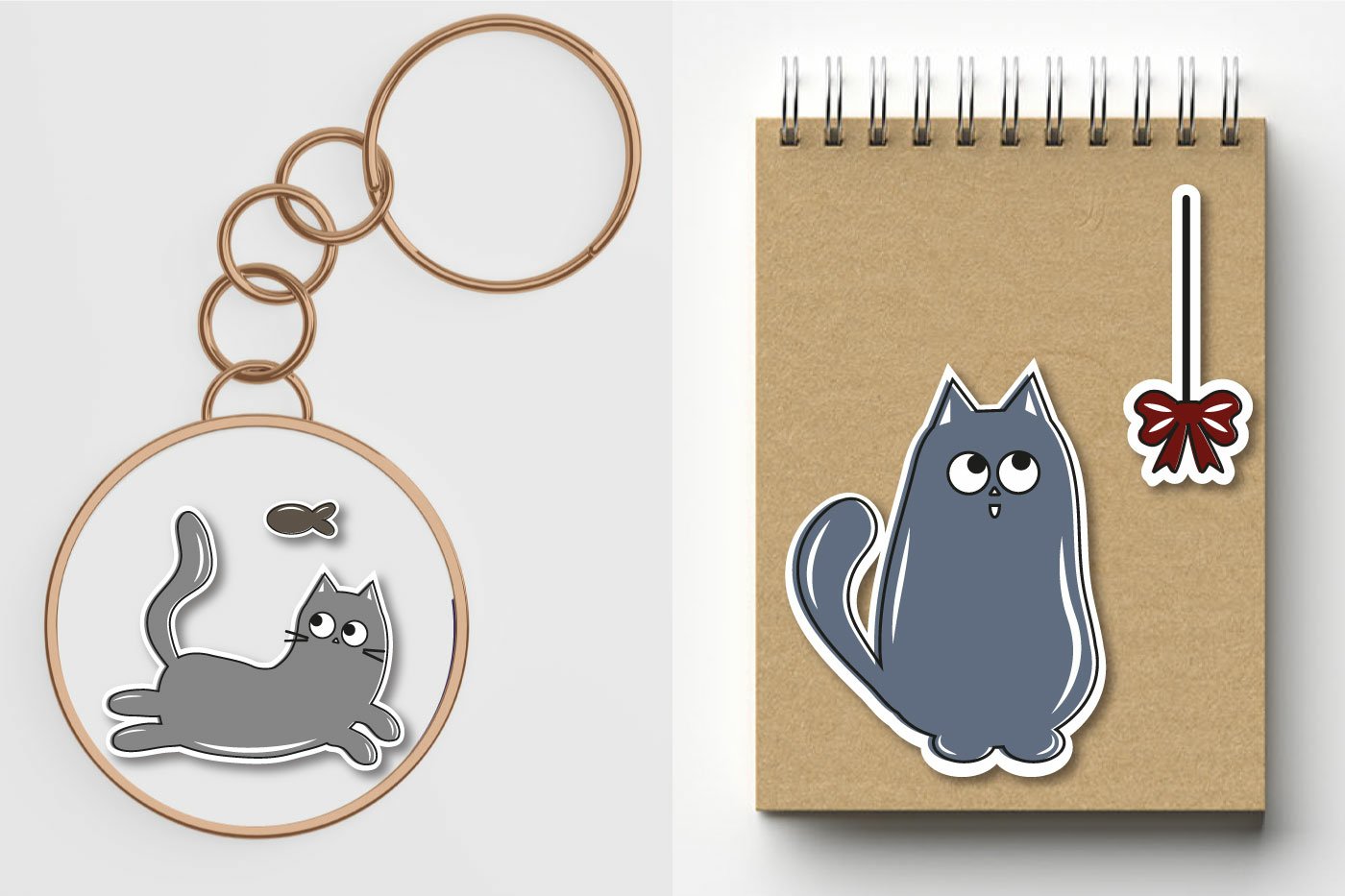 Bundle cute cats. Stickers for Printing Cricut 3