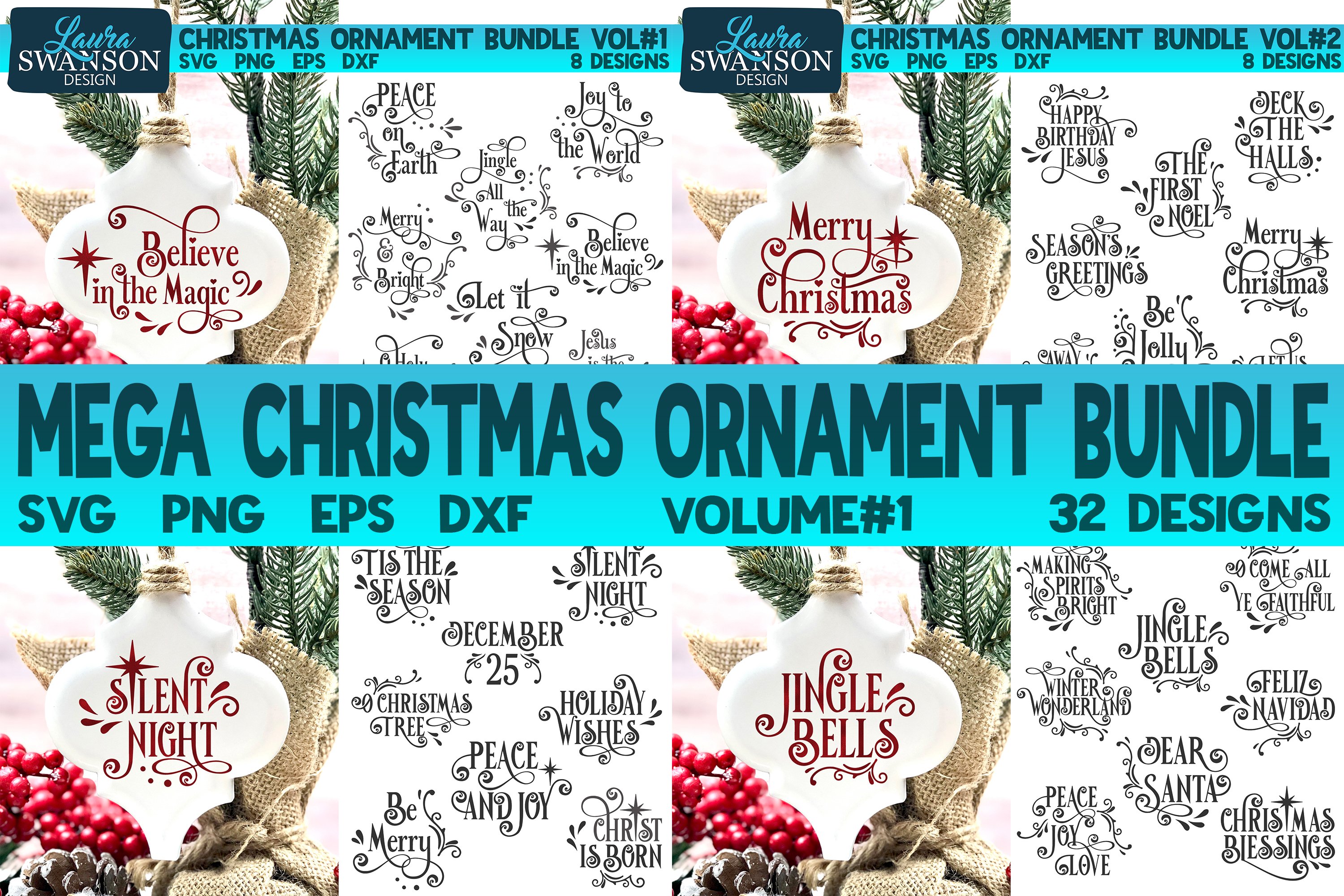 BEST SELLER | Mega Christmas Ornament Bundle Vol#1
