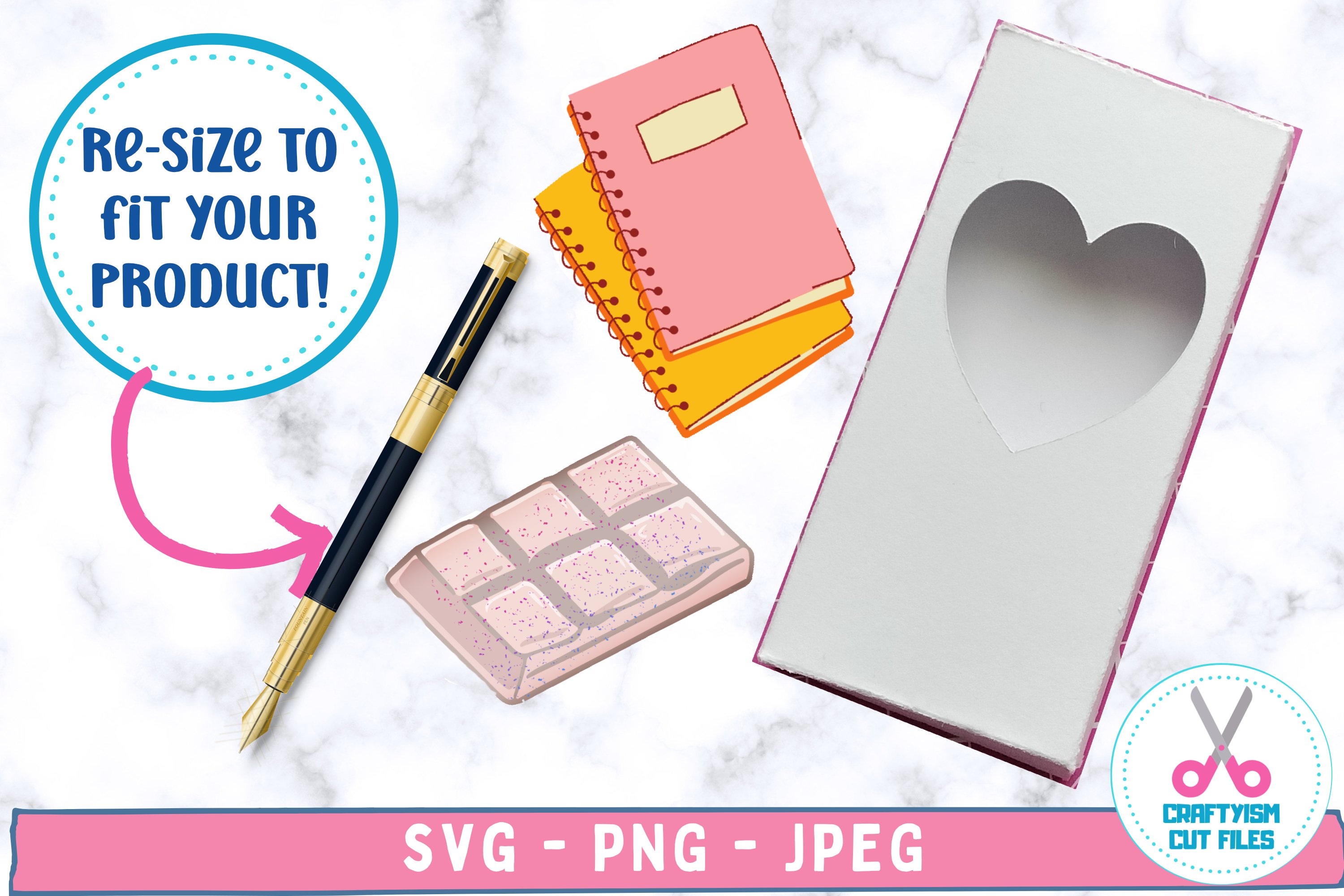 Wax Melt Box SVG Bundle- Custom Size DIY Gift Packaging 3