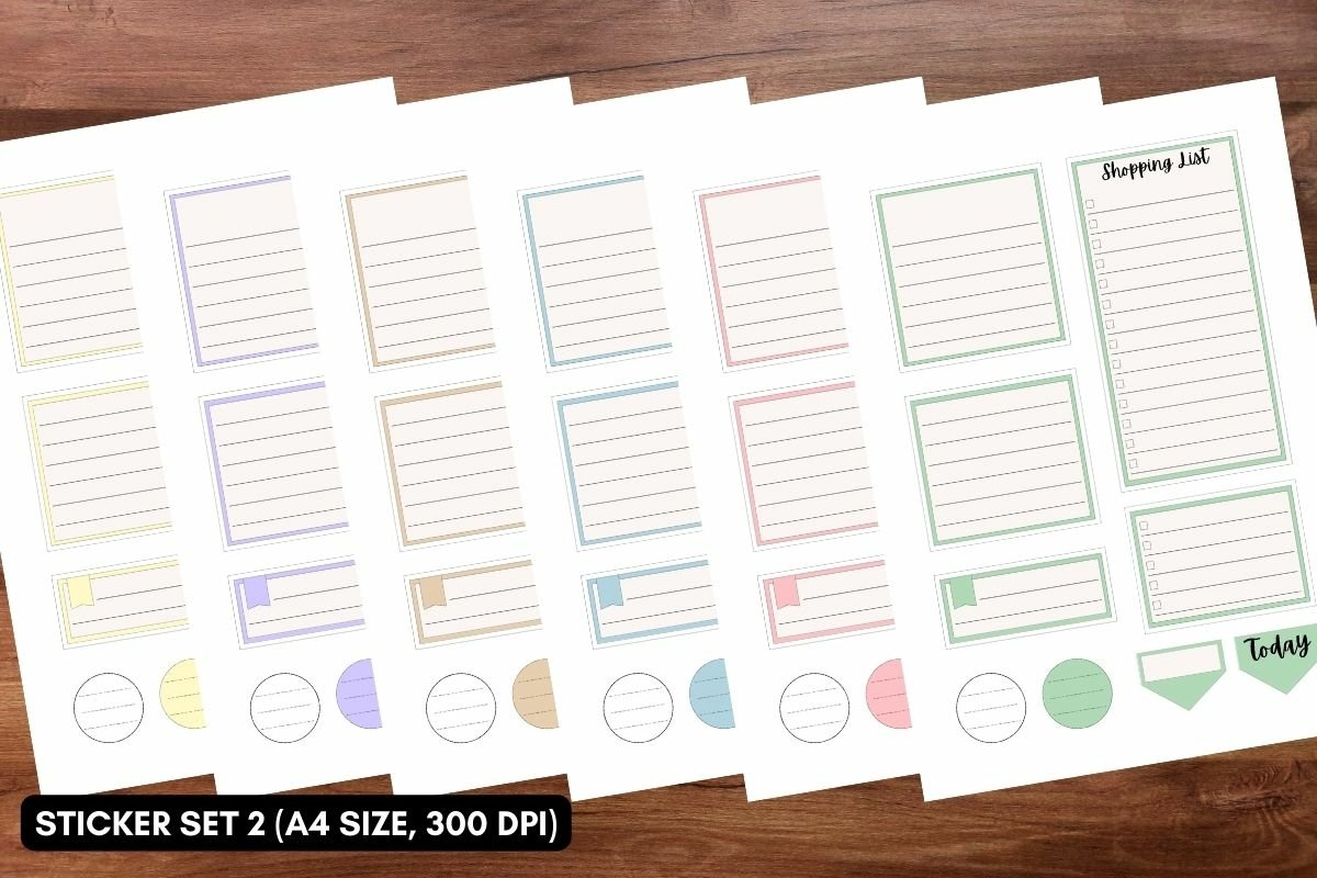 14 sets Planner Stickers Bundles - 1 3