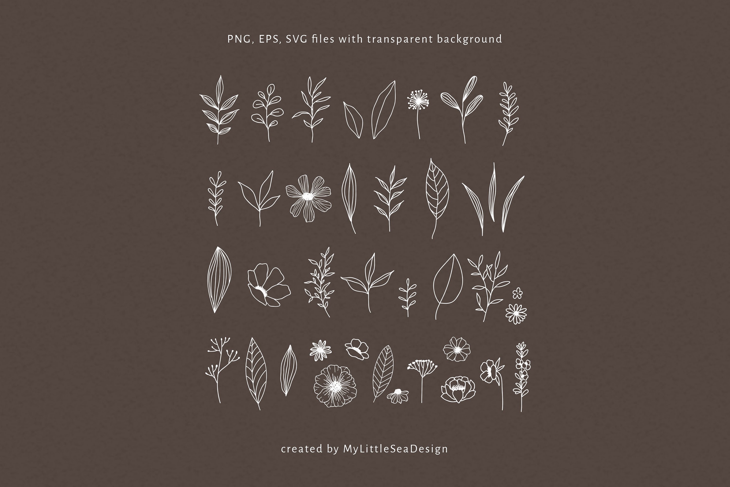 Flowers Bundle Svg - Floral Bundle Svg - Floral Clipart 2