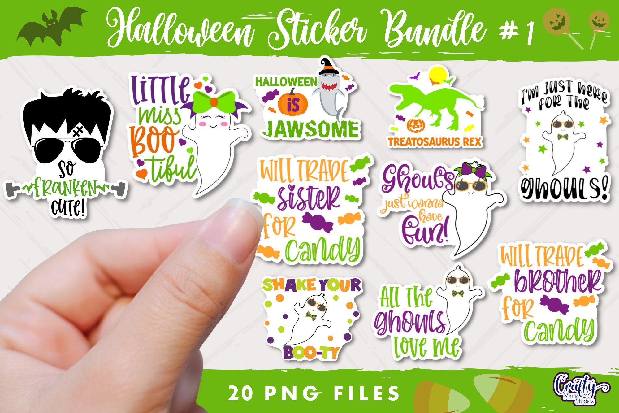 Halloween Stickers Bundle #2 | Kids Stickers Bundle