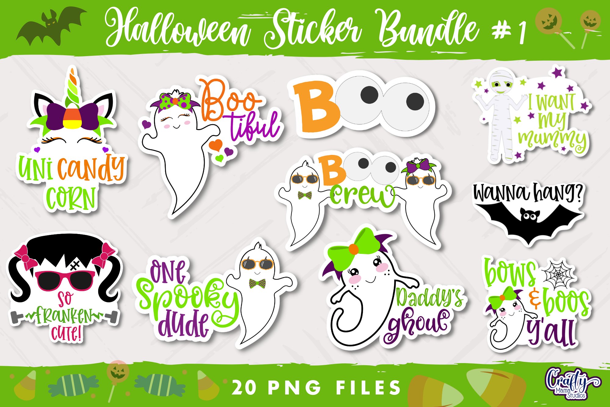 Halloween Stickers Bundle #2 | Kids Stickers Bundle 2