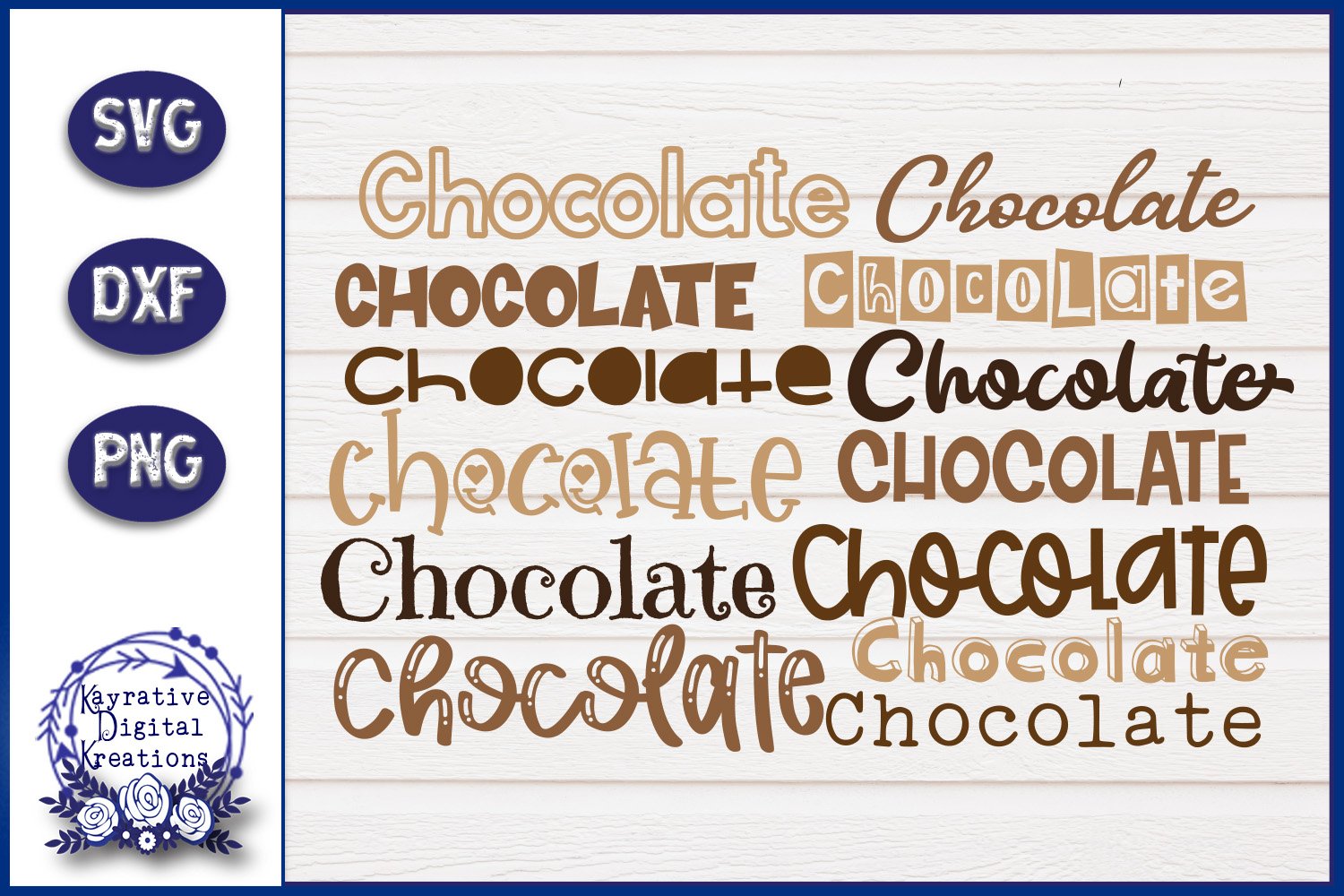 Chocolate SVG Bundle - Easter Bundle 3