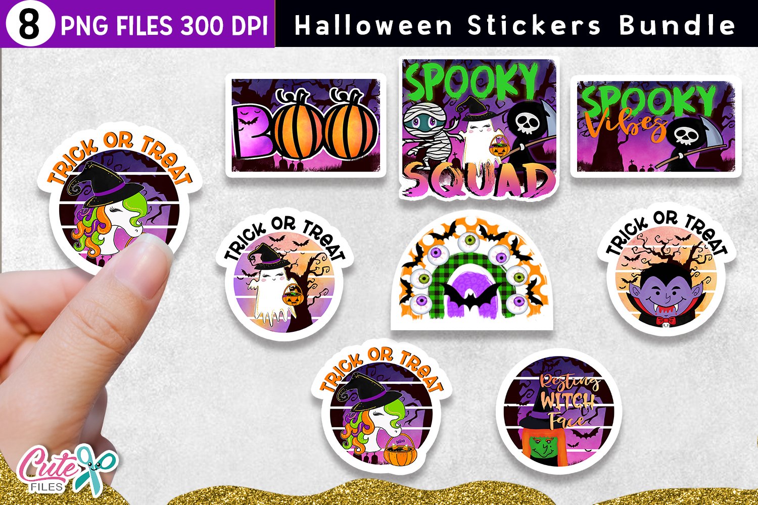 Halloween quotes for print and cut stickers