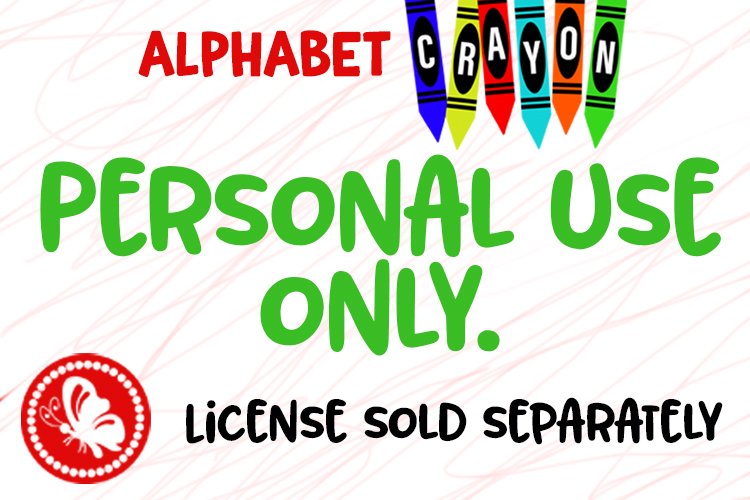 Alphabet Crayon SVG letters on a separate sheet Font Iron on 3