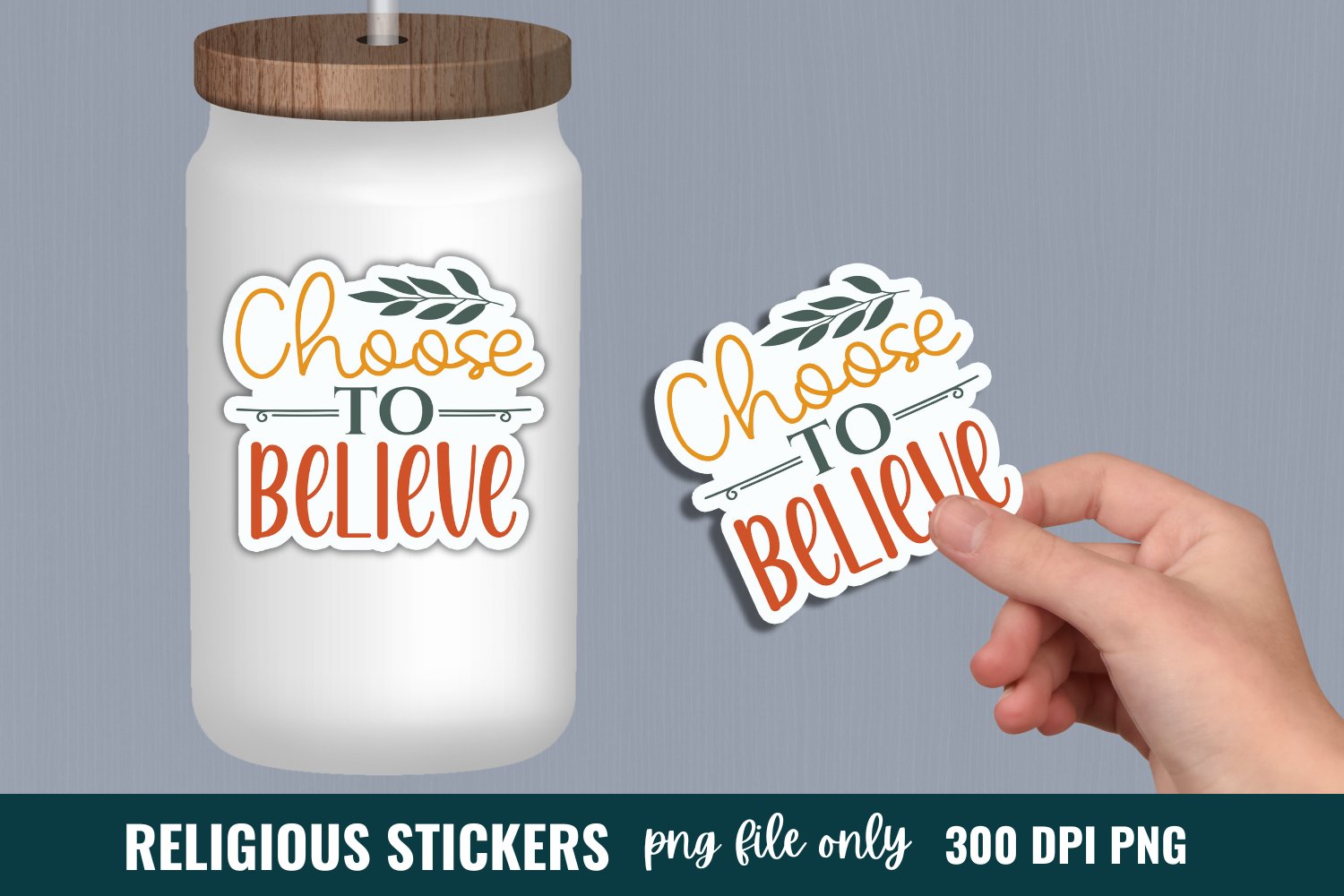 Religious Stickers Bundle, Religious Stickers, Christian PNG 3