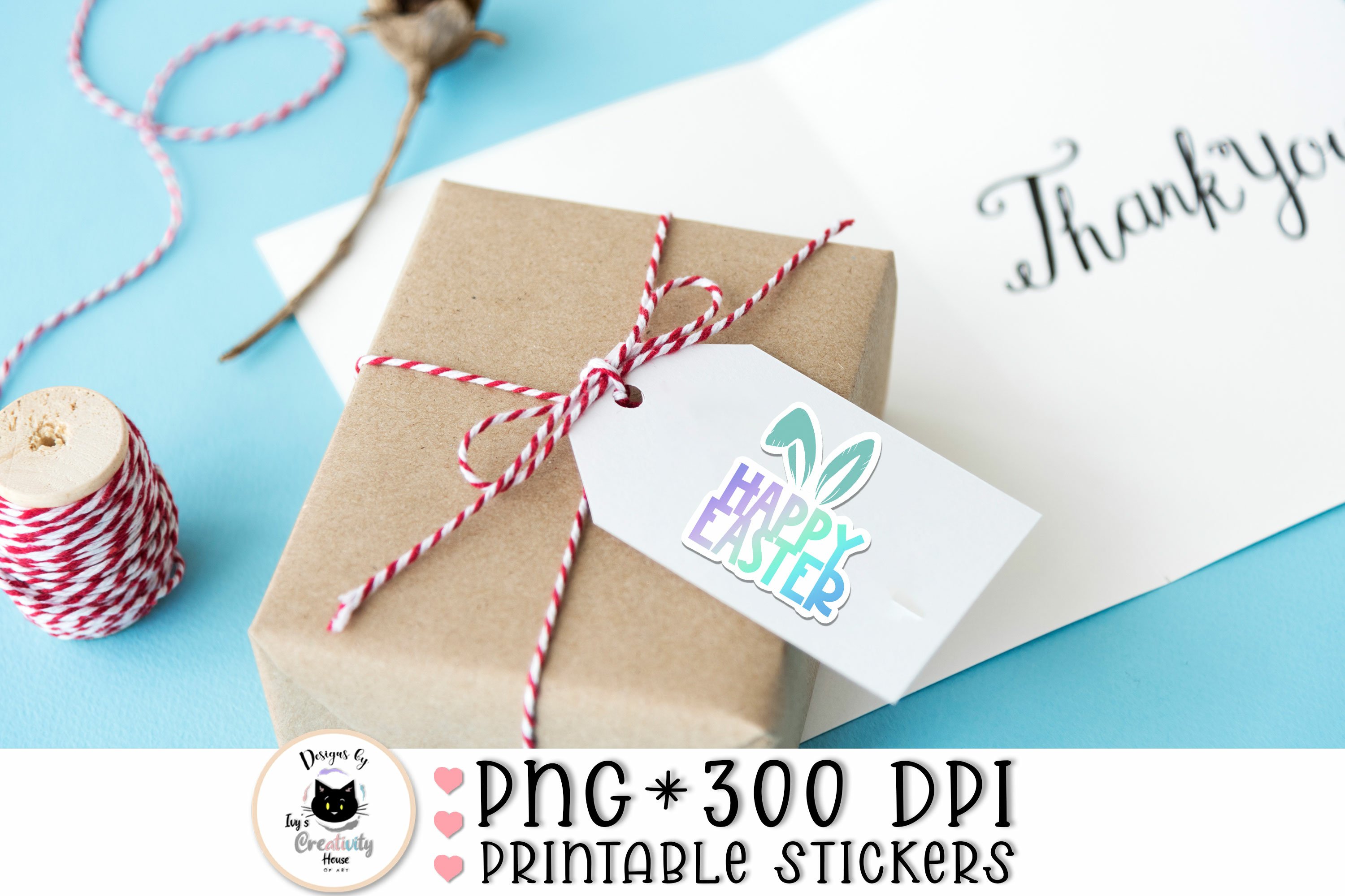 Easter Sticker Bundle | 10 Easter Packaging Stickers 3