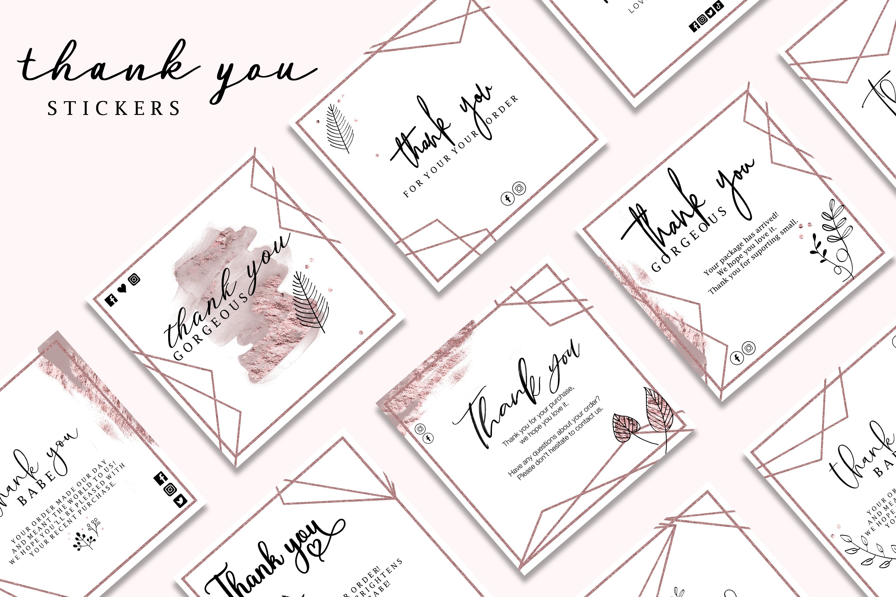 Thank You Stickers