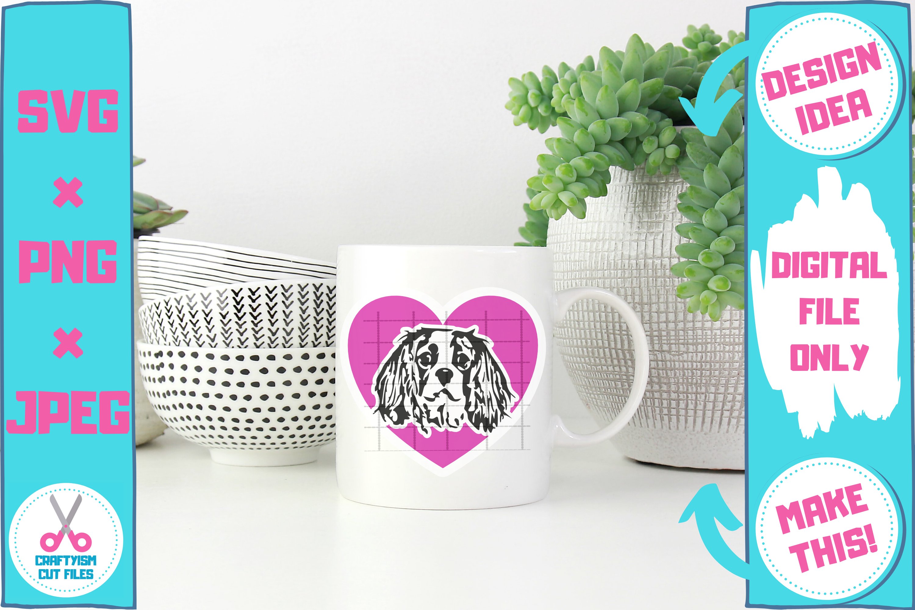 I Love Dogs 11 Portrait Clipart   SVG Cut File Bundle 2