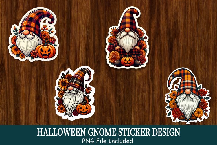 Halloween Gnome Sticker Bundle 2