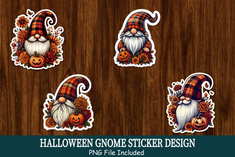 Halloween Gnome Sticker Bundle 3