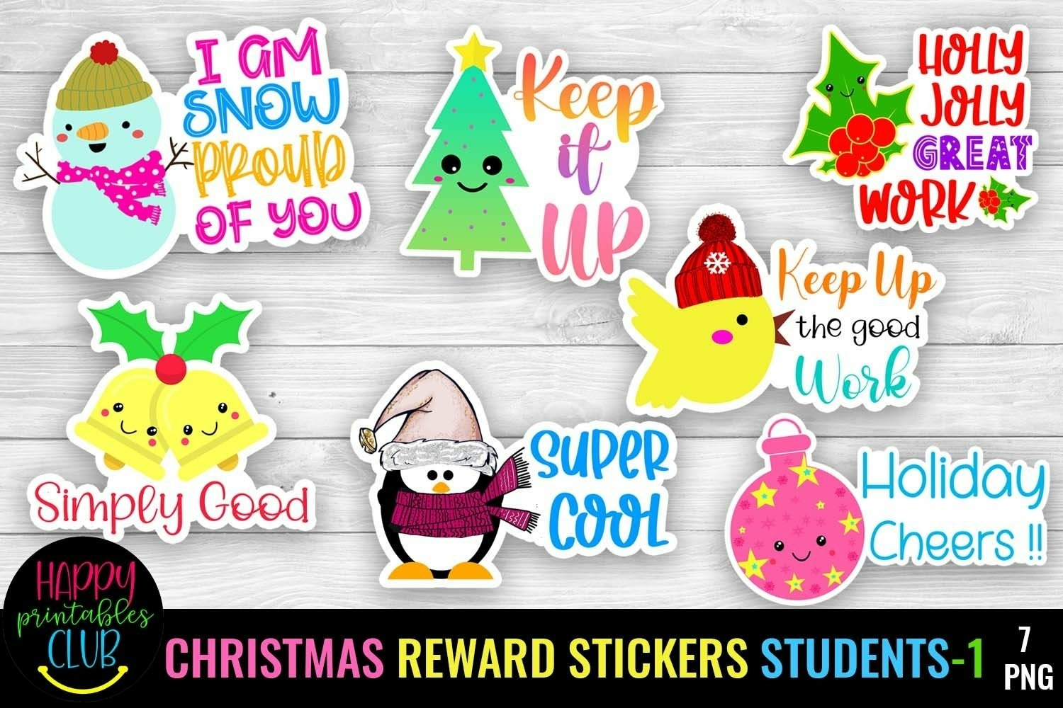 Big Motivational Reward Stickers Bundle I School Stickers 2