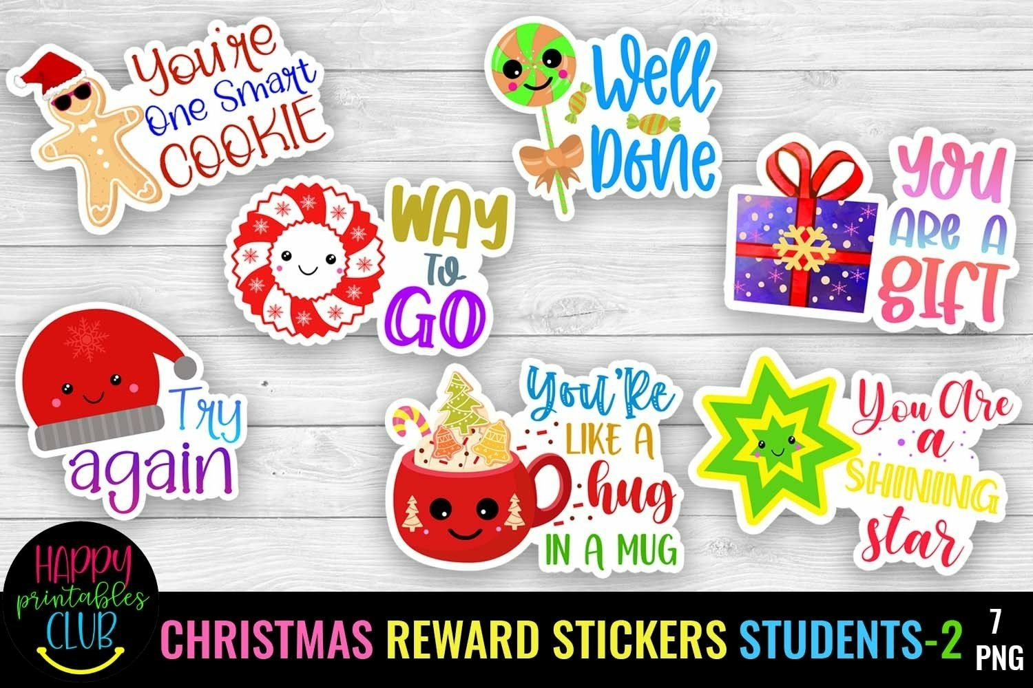 Big Motivational Reward Stickers Bundle I School Stickers 3