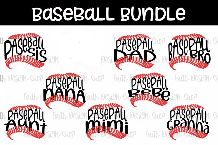 Baseball Family Bundle