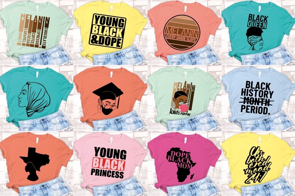 30x Black History Month Svg Bundle, Melanin svg, Black Queen 2