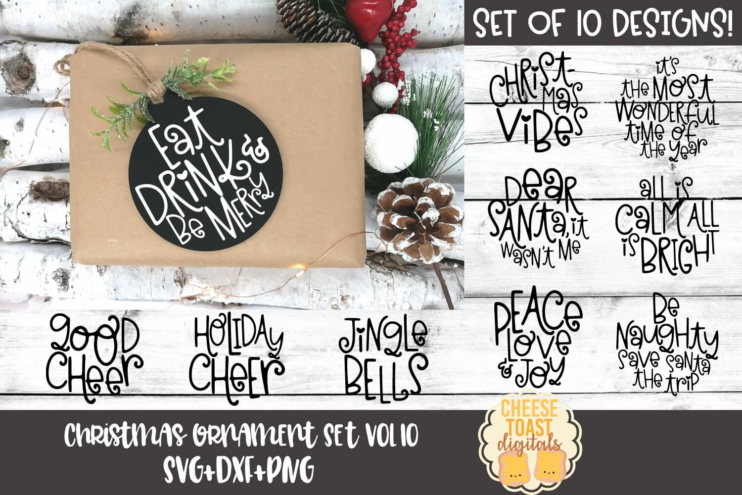 Christmas Ornament Mega Bundle | Christmas SVG | 50 Designs 3