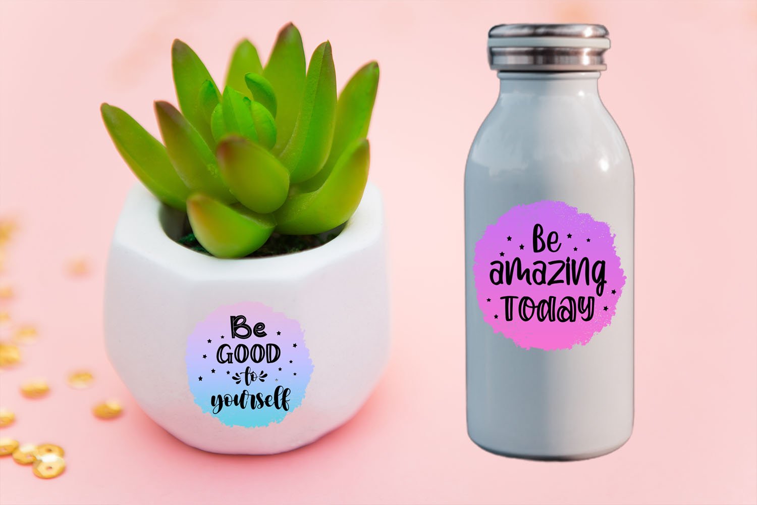 Positive Affirmation Stickers Bundle I Motivational Stickers 2