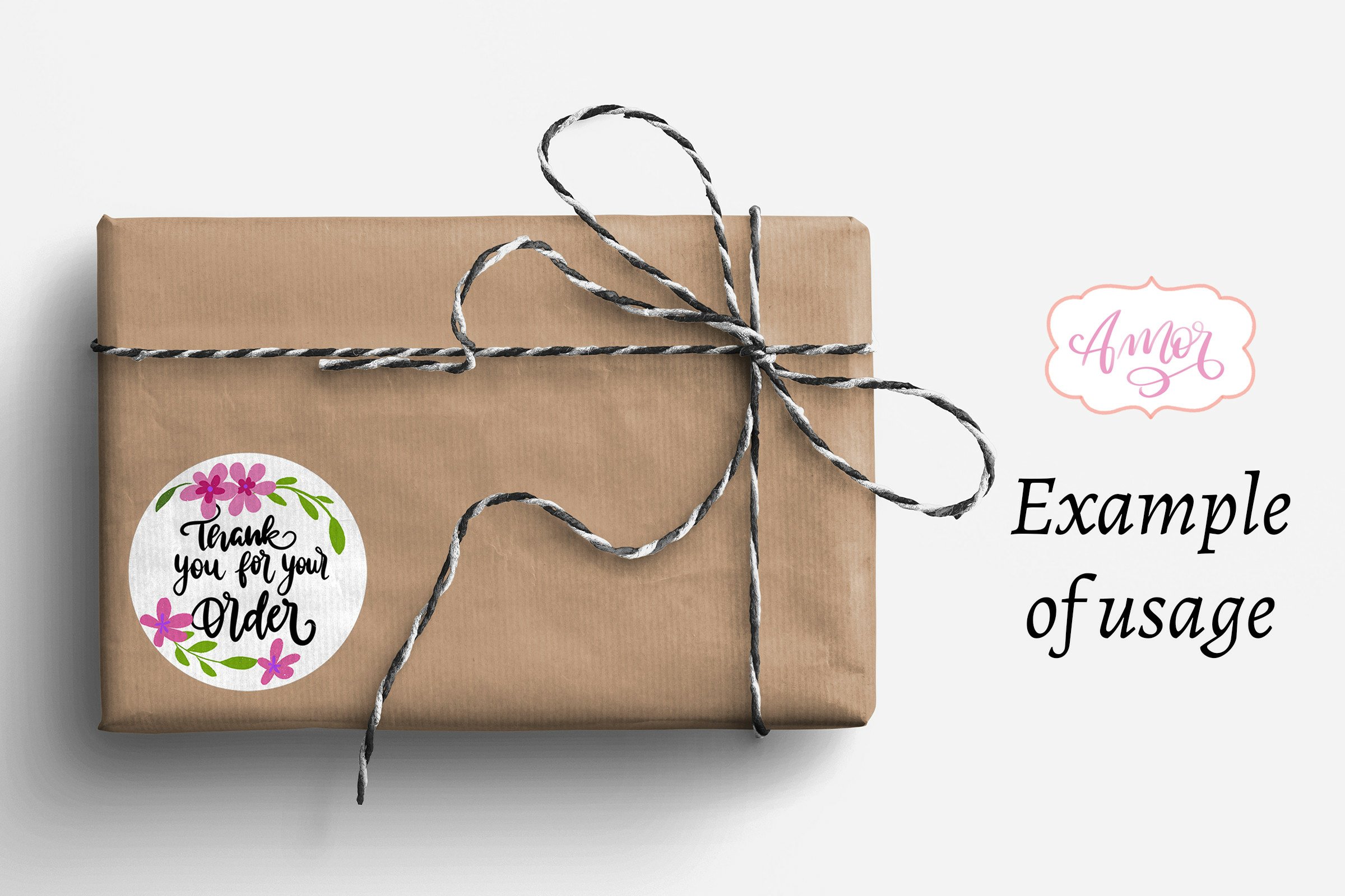 Printable thank you stickers for small business 12 PNG 2