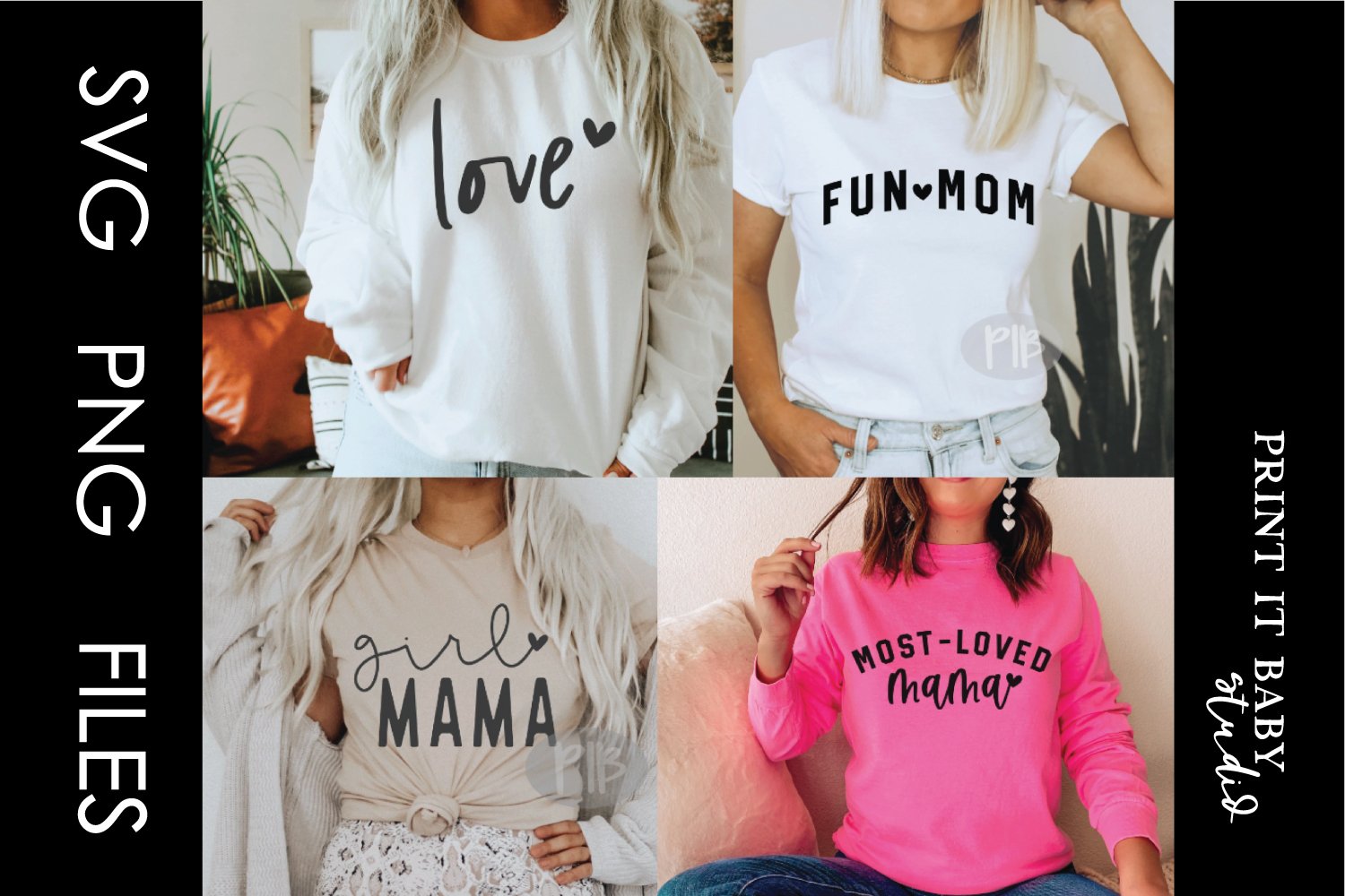 Mom Bundle - 25 Designs SVG PNG Bundle 2