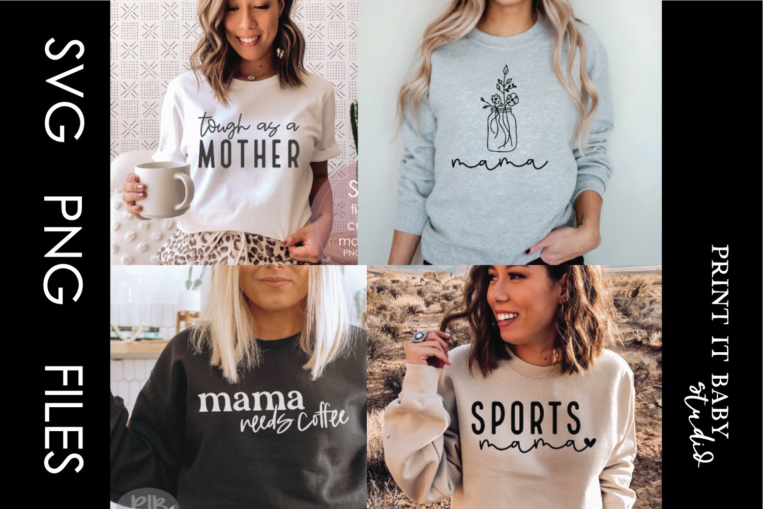 Mom Bundle - 25 Designs SVG PNG Bundle 3