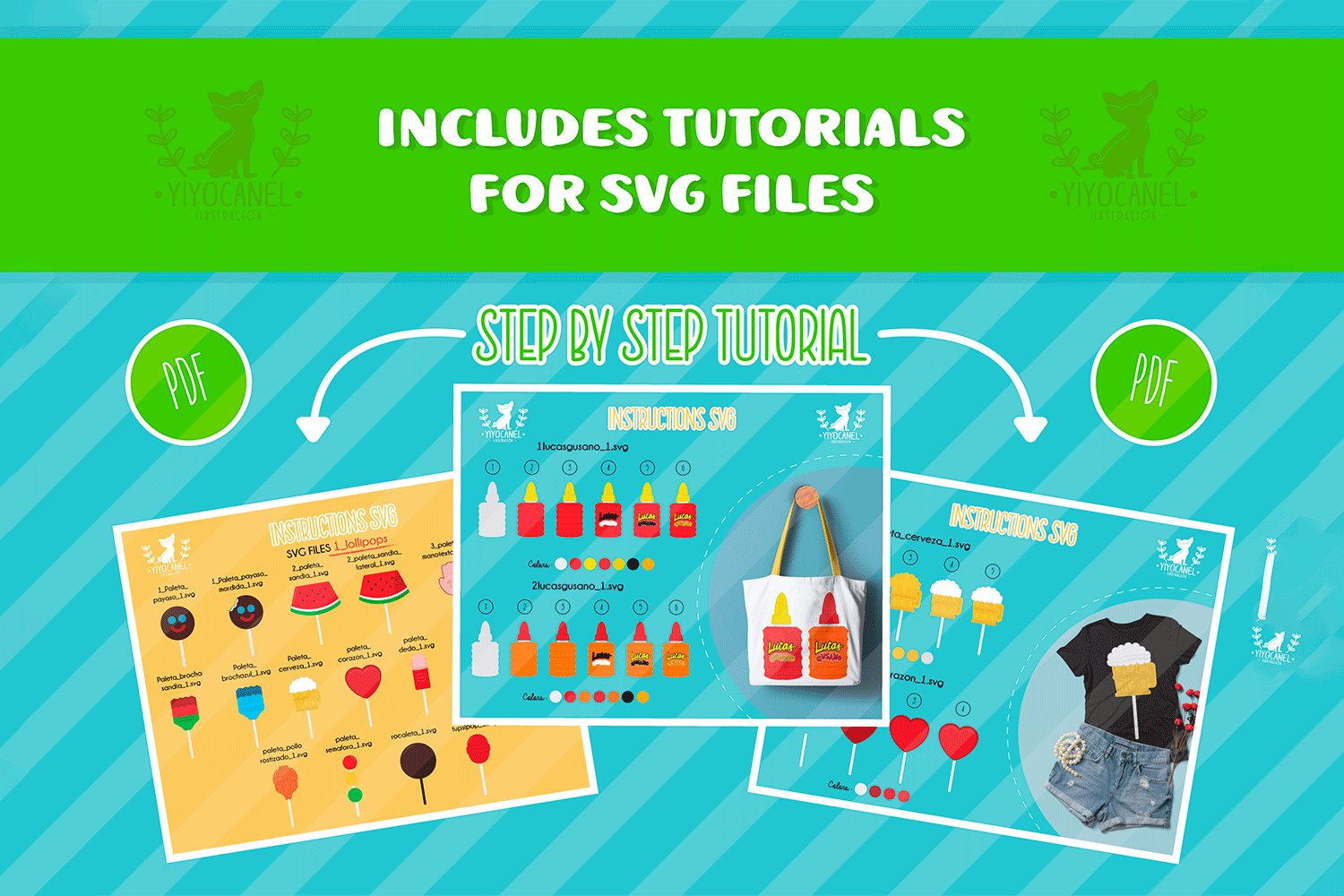 Mexican candy bundle svg | Mexican food 3