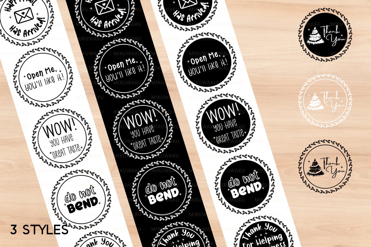 Thermal Printer Label Sticker Bundle For Small Business - 16 2