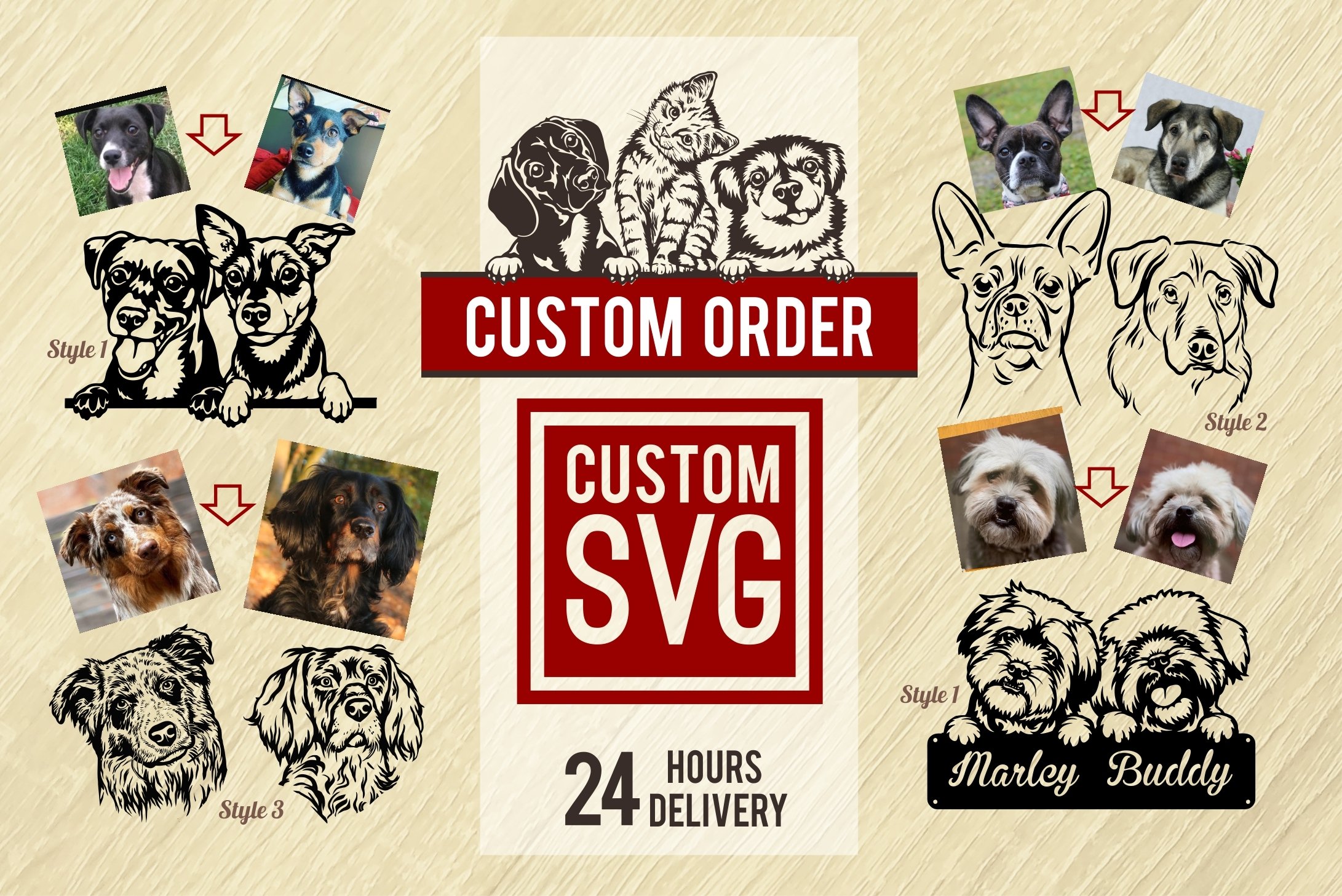 Wildlife Predators SVG - BUNDLE 25 Designs Set 2 3