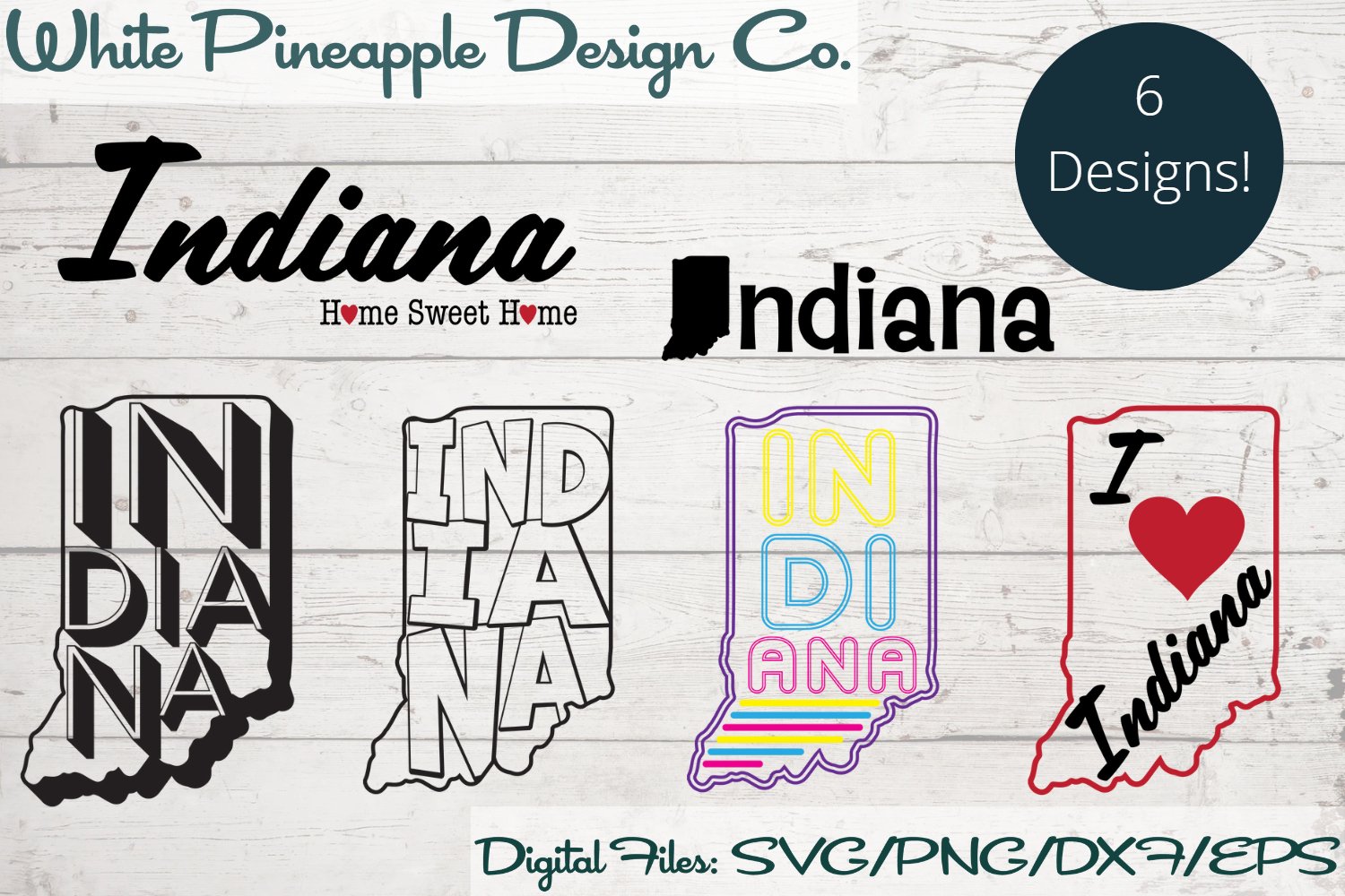 Indiana SVG Bundle, Indiana Outline SVG, Indiana State SVG