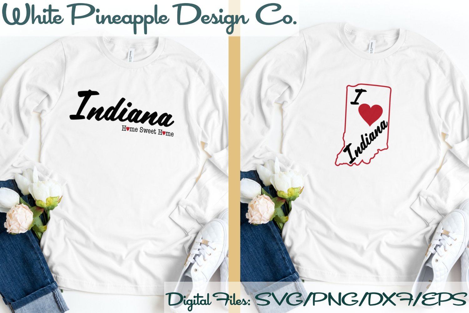 Indiana SVG Bundle, Indiana Outline SVG, Indiana State SVG 3