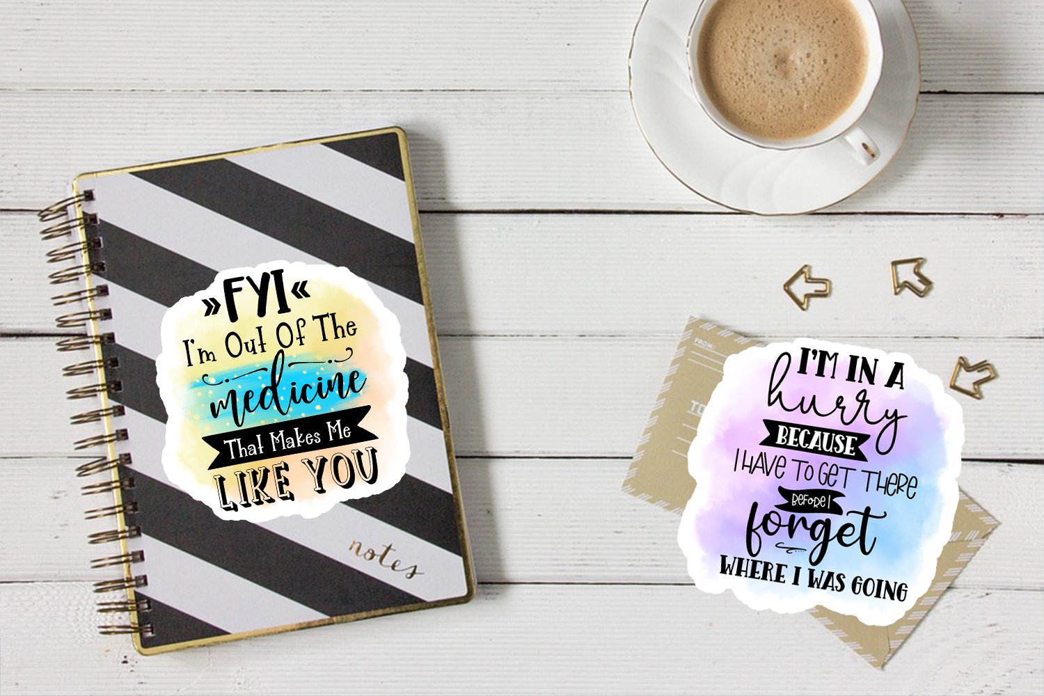 Sarcastic Quotes Stickers Bundle I Funny Quotes Stickers 2