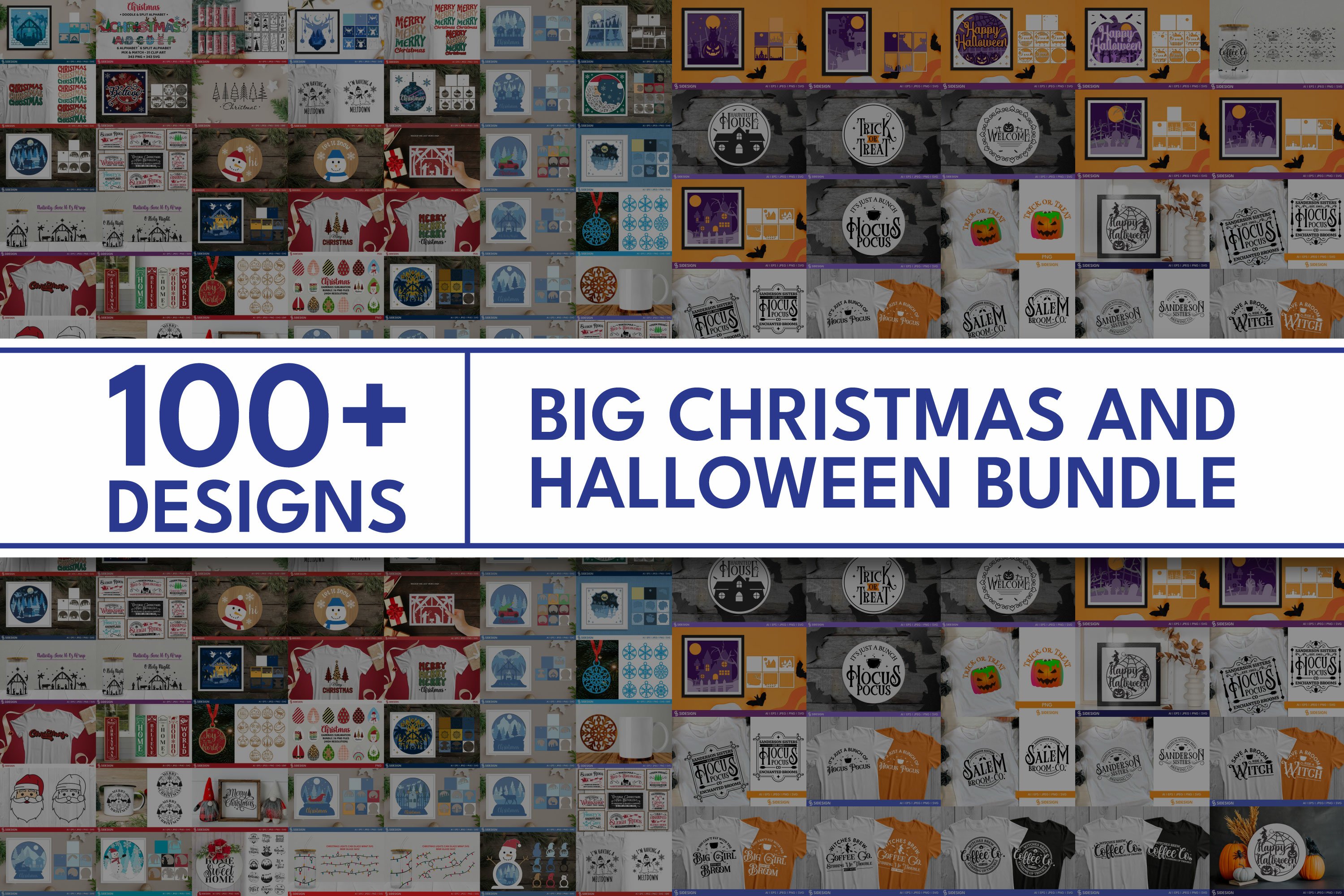 Big Christmas and Halloween Bundle | Christmas | Halloween