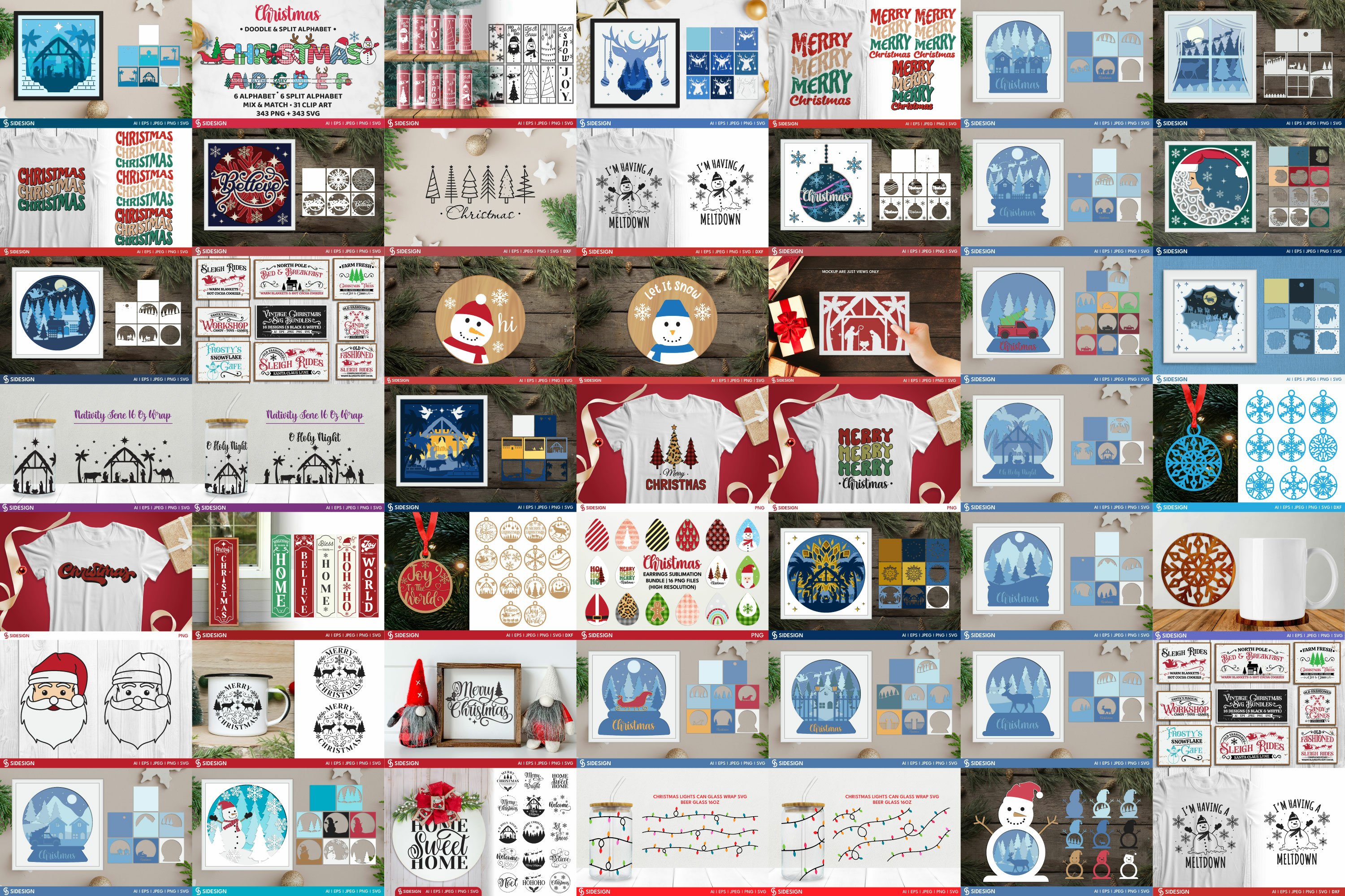 Big Christmas and Halloween Bundle | Christmas | Halloween 2