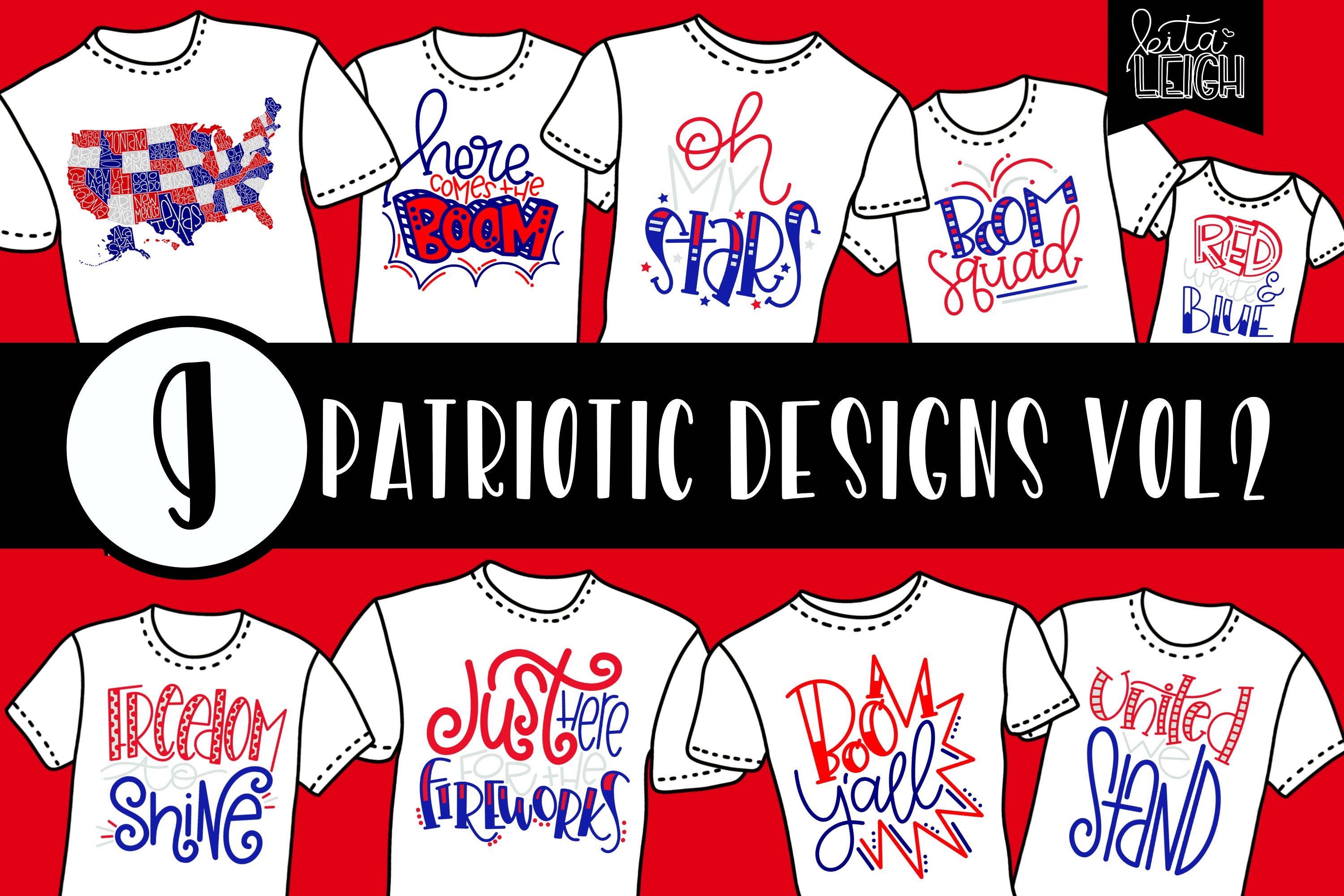 Fourth of July Shirts | Patriotic Design Bundle VOL 2