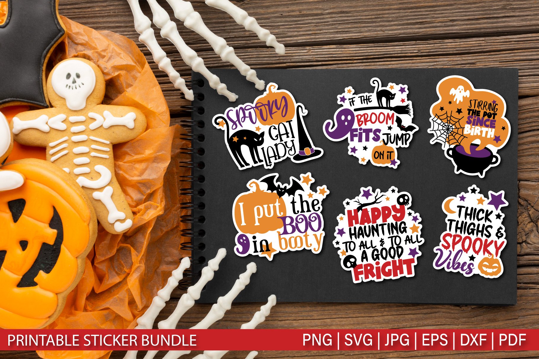 Halloween stickers SVG | Printable Stickers for Cricut 2