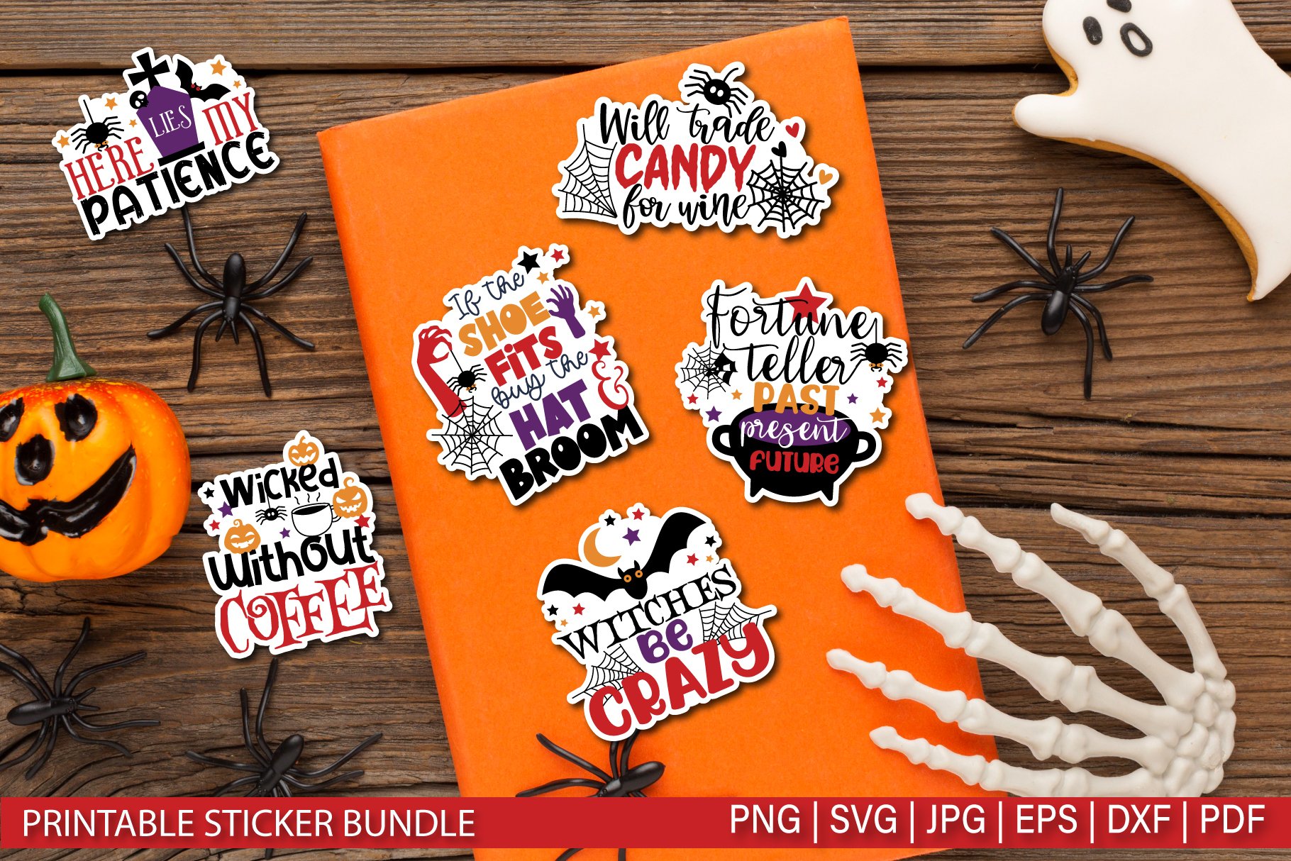 Halloween stickers SVG | Printable Stickers for Cricut 3
