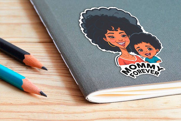 Mommy Forever - Cartoon Sticker Bundle 3