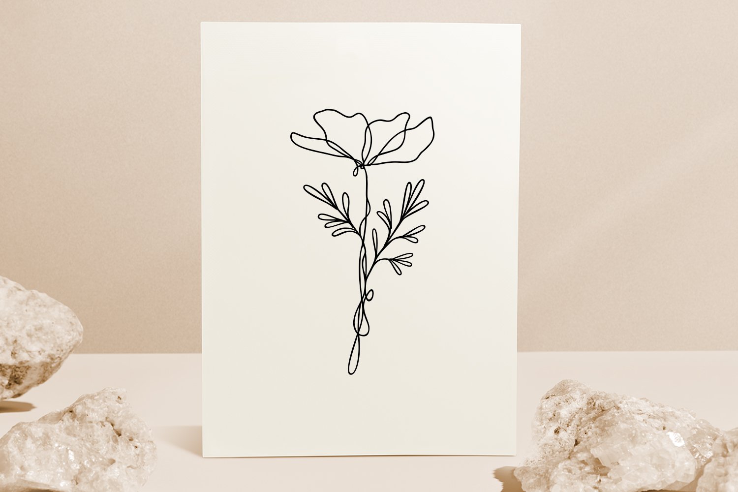 20 Wildflower Line Art SVG Bundle | By RachelFCreative 3