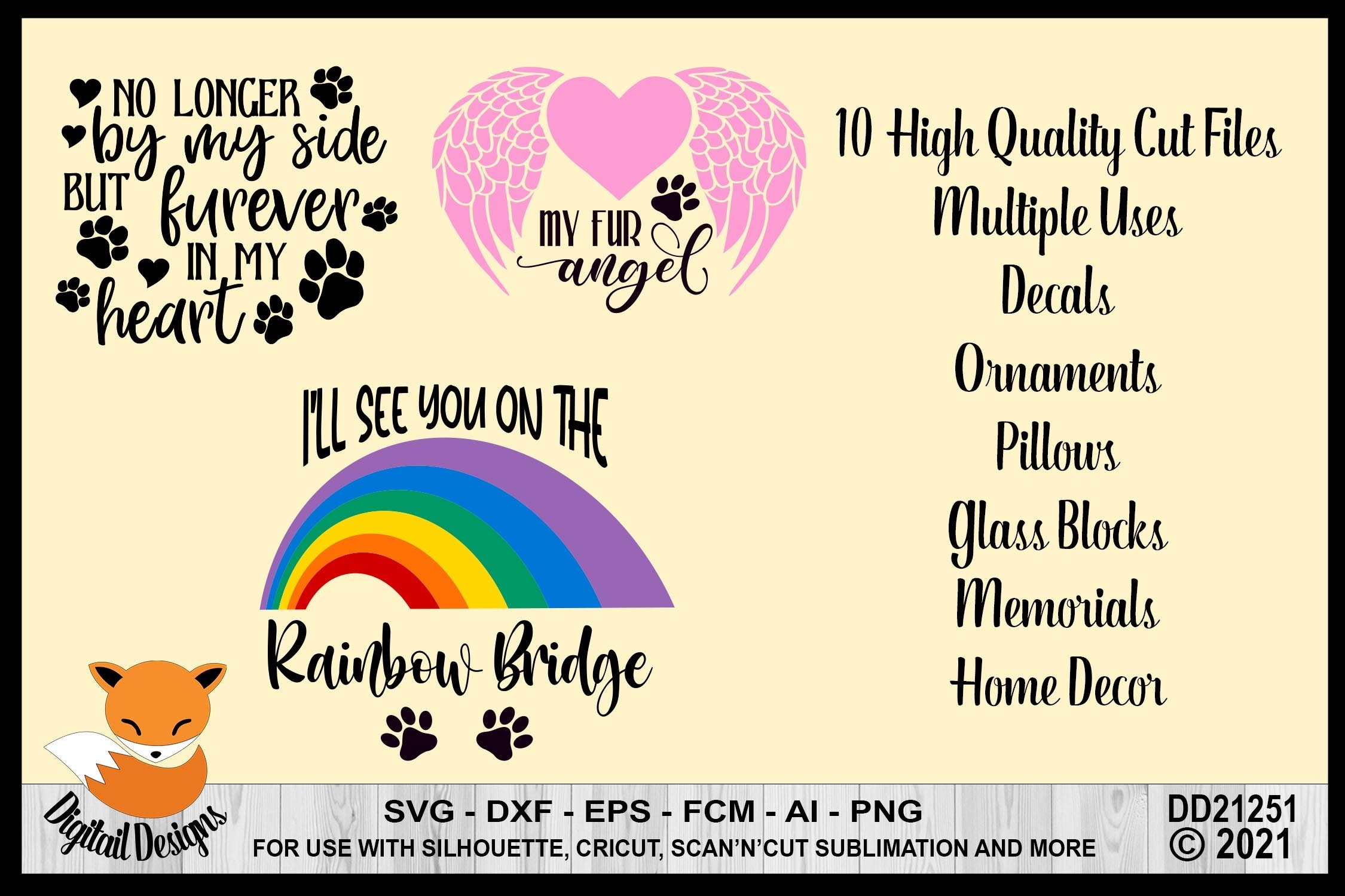Pet Memorial SVG Quotes Bundle 2