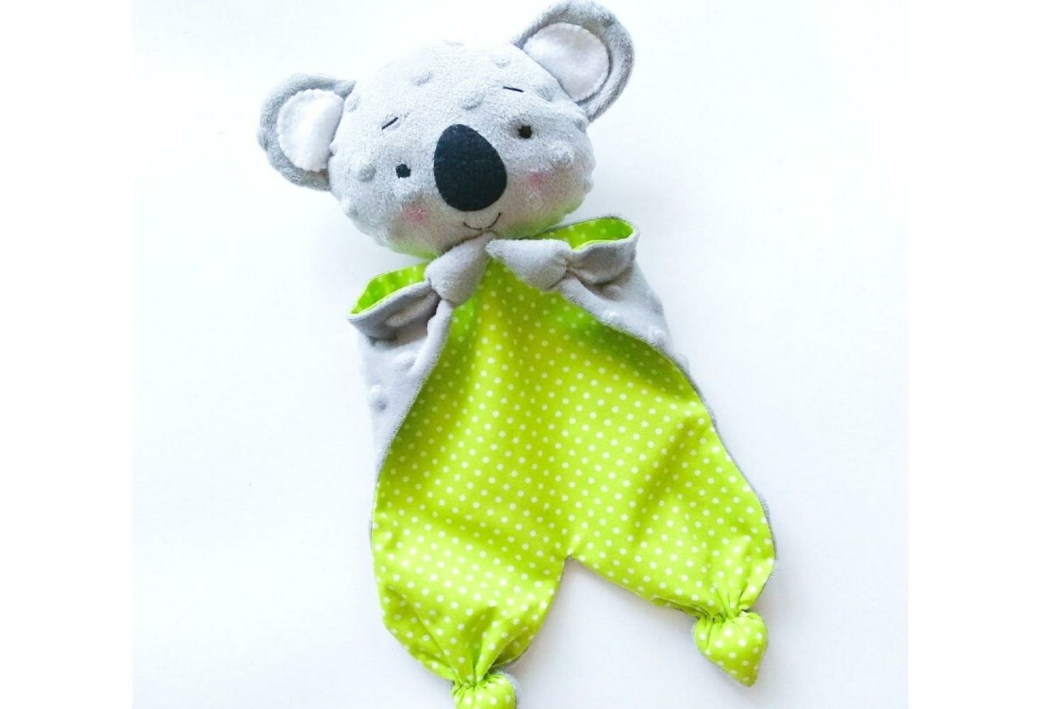 Set of 4 sewing patterns: Koala, Bear, Raccoon,Elephant 2