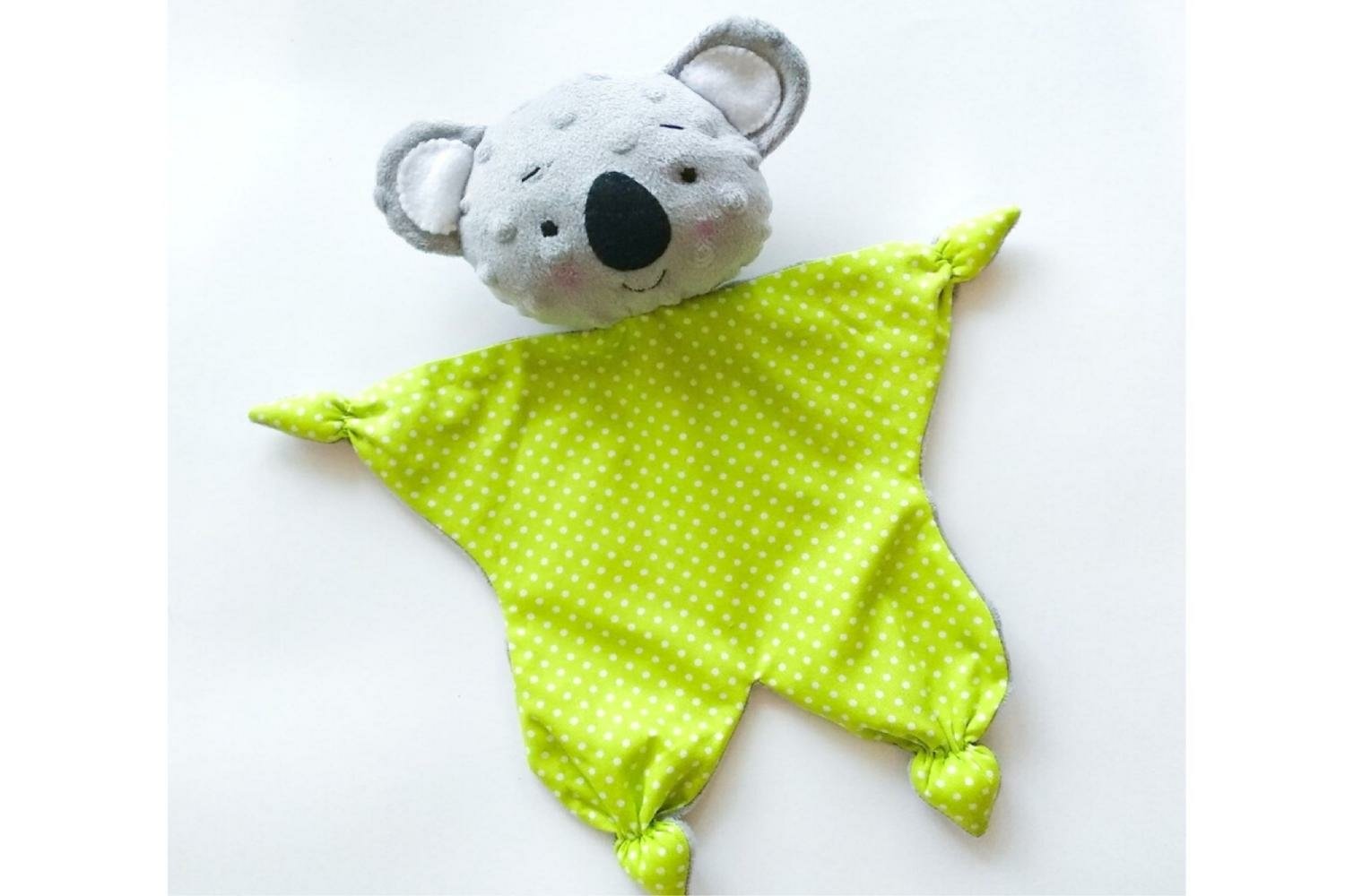Set of 4 sewing patterns: Koala, Bear, Raccoon,Elephant 3