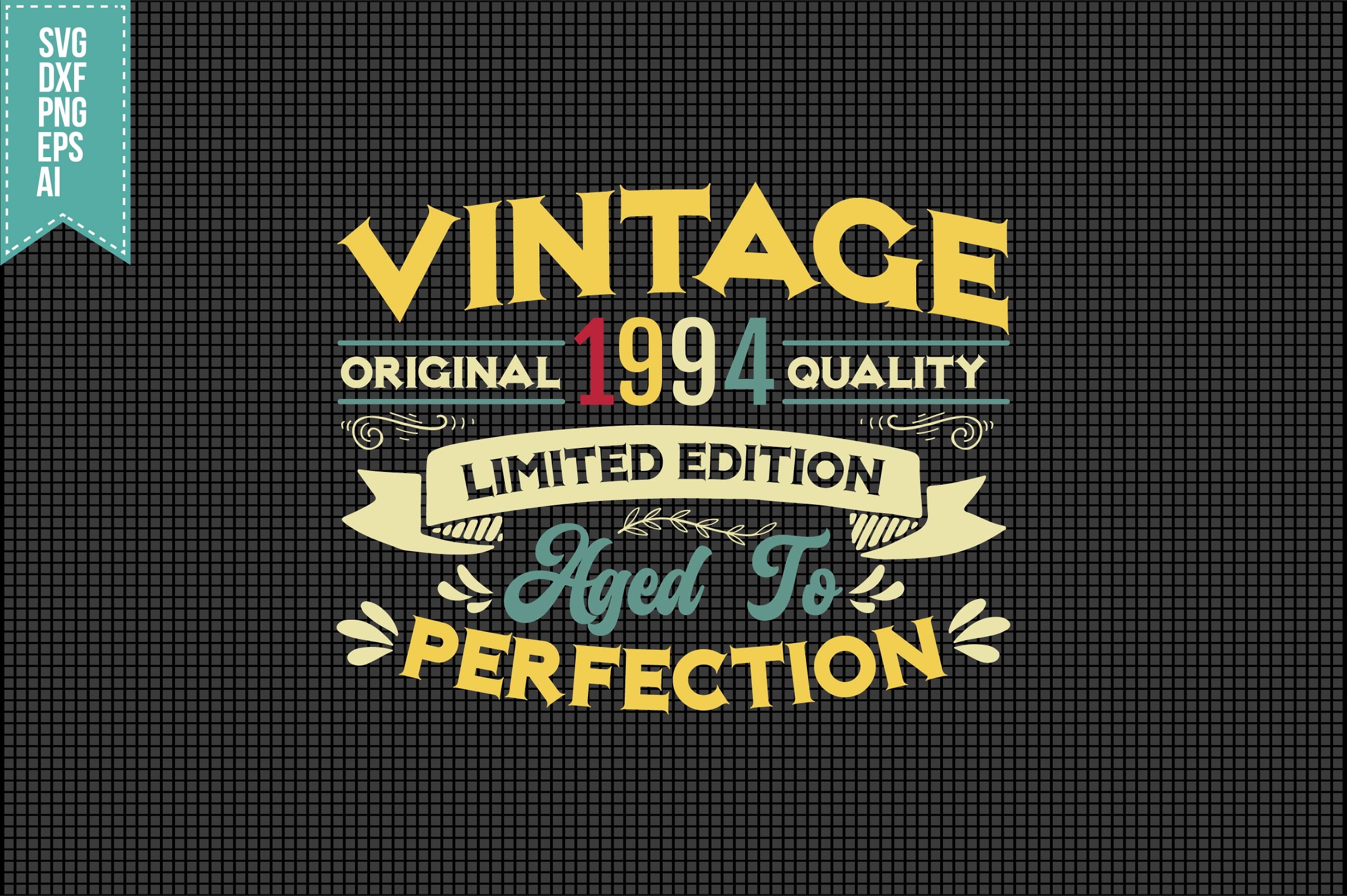 Vintage Birthday T-shirt Design 1981-1995 Svg Bundle 3