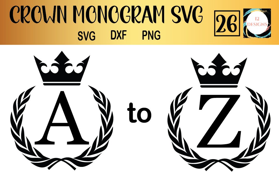 Crown monogram bundle