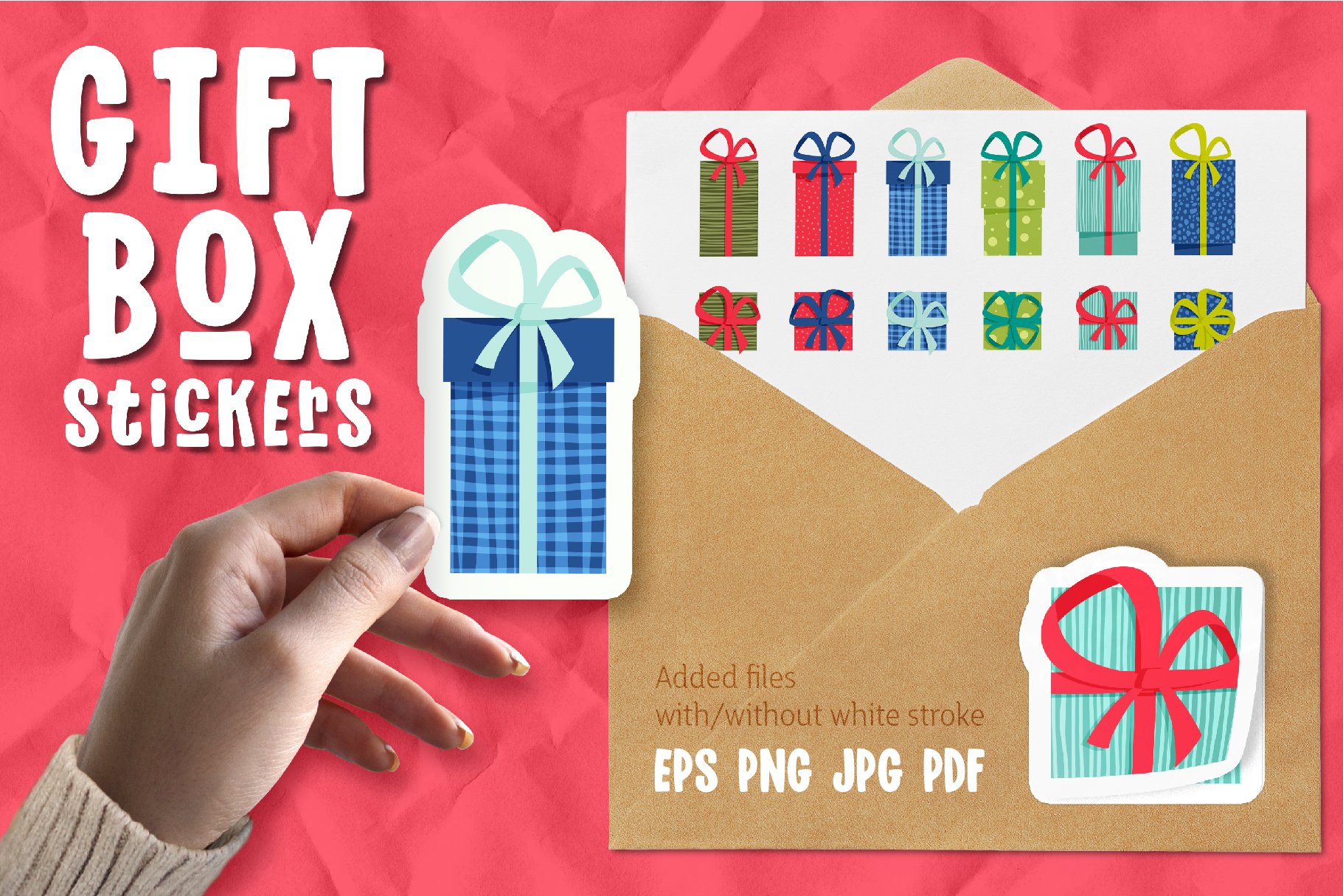 Gift Boxes | Stickers EPS JPG PNG 2
