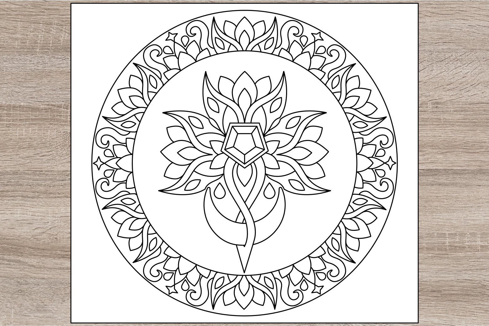 Creative Templates: Magic of Plants and Crystals 2