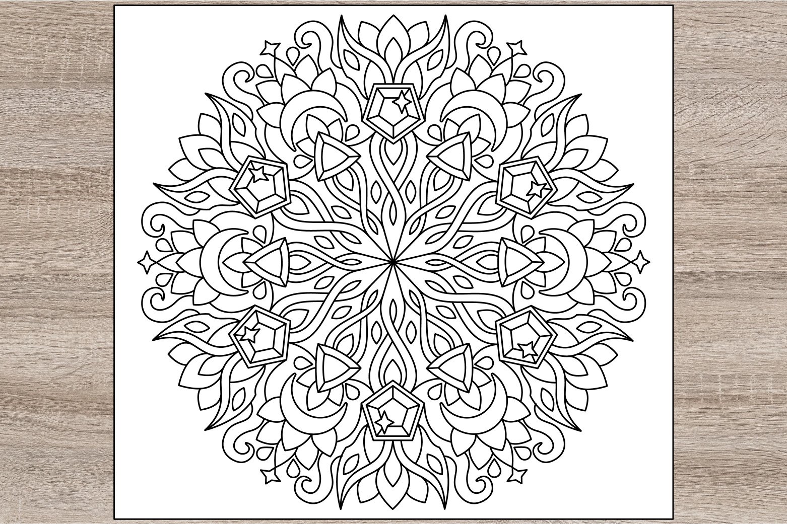 Creative Templates: Magic of Plants and Crystals 3