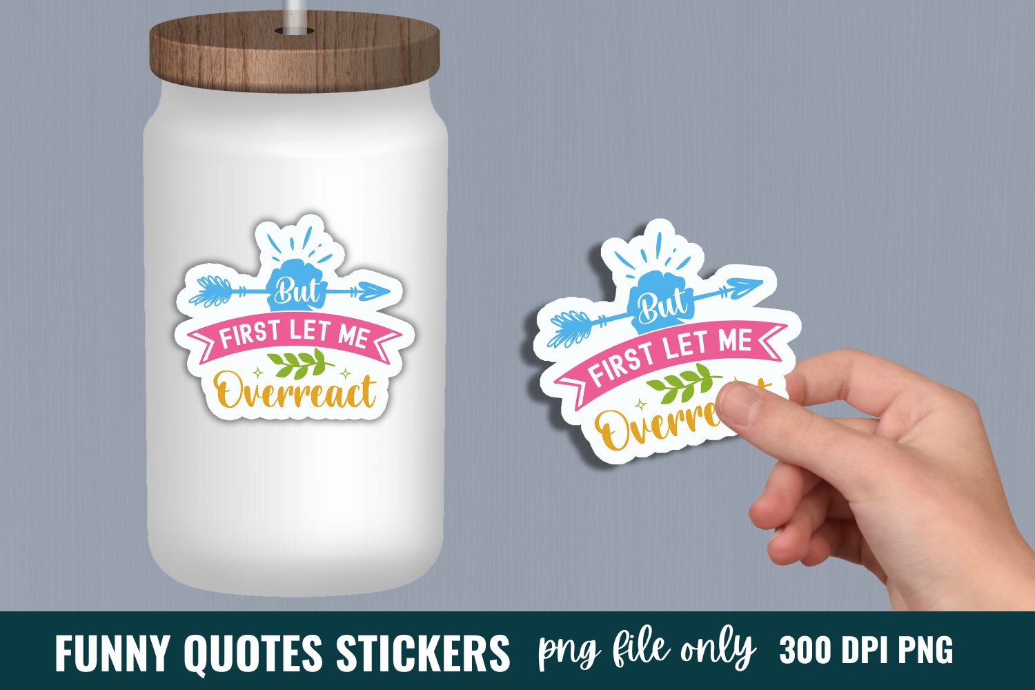 Funny Quotes Sticker Bundle, Funny Sticker Bundle 2