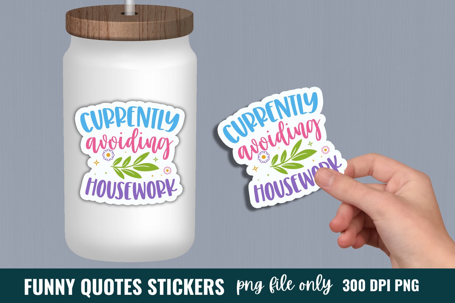 Funny Quotes Sticker Bundle, Funny Sticker Bundle 3